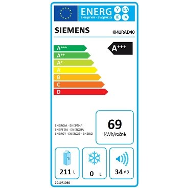 SIEMENS KI41RAD40 spotřeba
